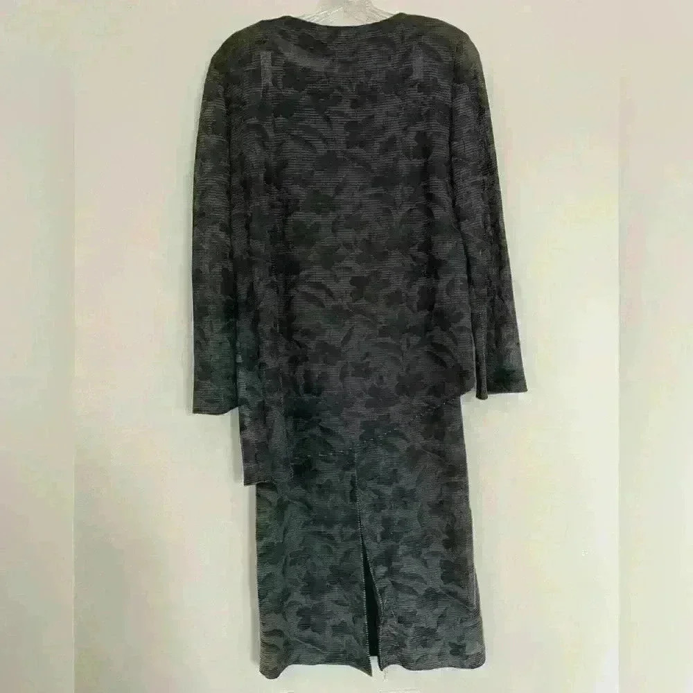 H L Design 2 Piece Set Skirt Top Black With Glitter Top & Skirt Set Size 6 - Picture 3 of 9